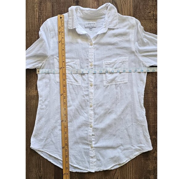 Cotton On Lightweight Button Up Shirt with Sleeve Tabs, S - Picture 3 of 6